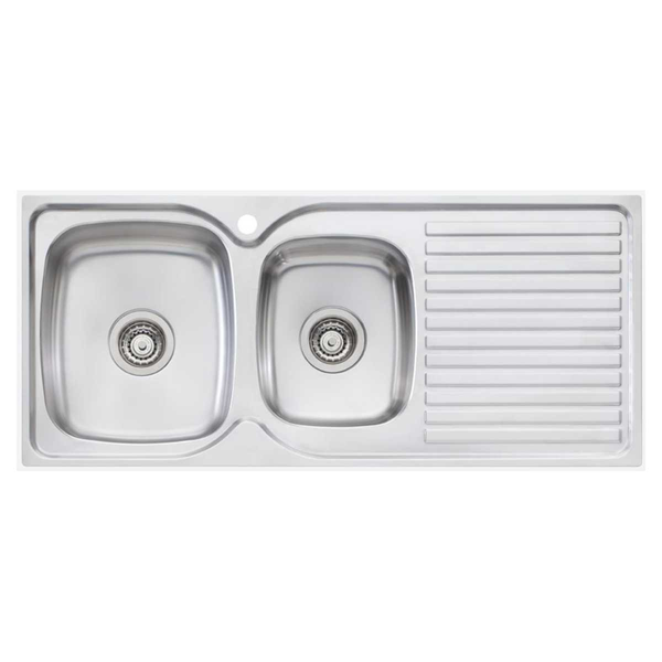 Oliveri Endeavour 1 And 3 4 Bowl Right Hand Drainer Sink Ee11