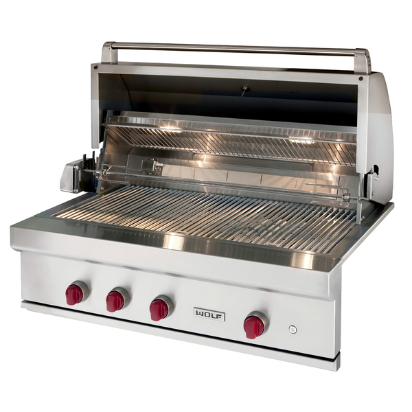 Outdoor Natural Gas Grill Icbog42, Outdoor Built In Barbecue Grills