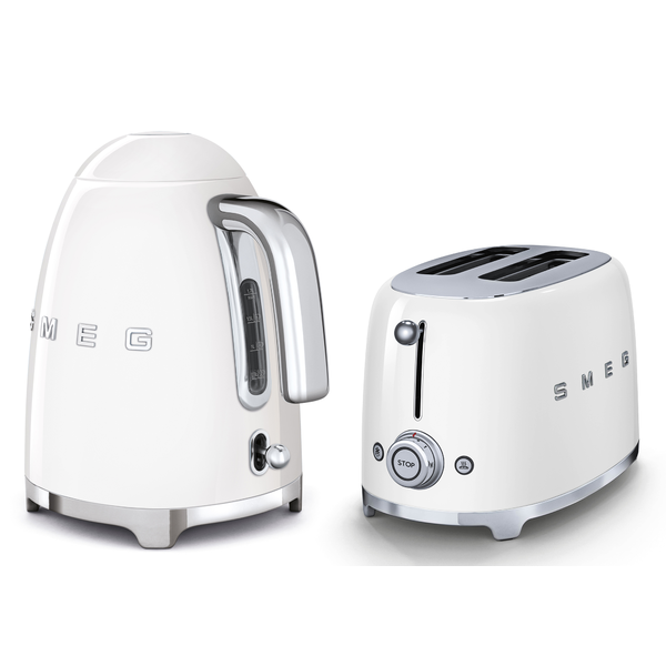 chrome smeg toaster and kettle