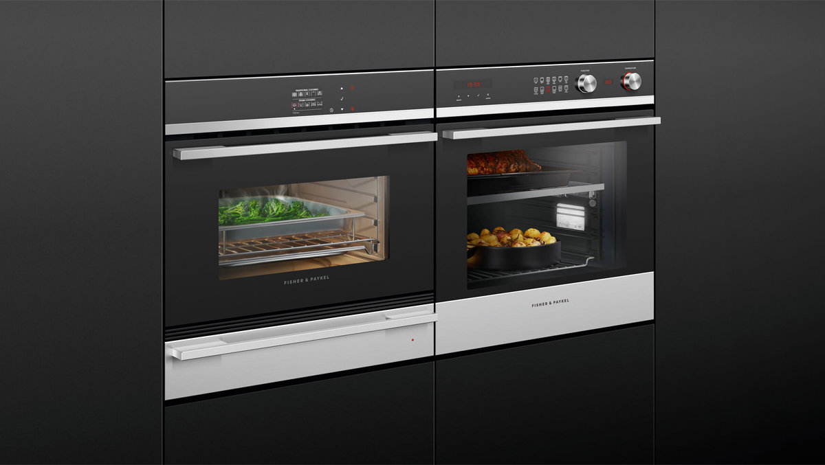 Fisher Paykel 45cm Compact Built In Combi Steam Oven Os60ndb1